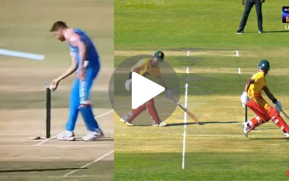 [Watch] Zimbabwe Batters Commit Comedy Of Errors As India Run Riot In 1st T20I
